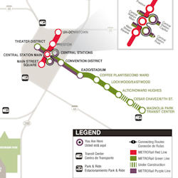 Green Line Map