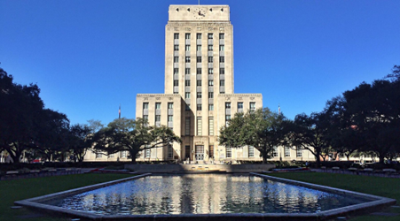 City Hall and Reflection Pond