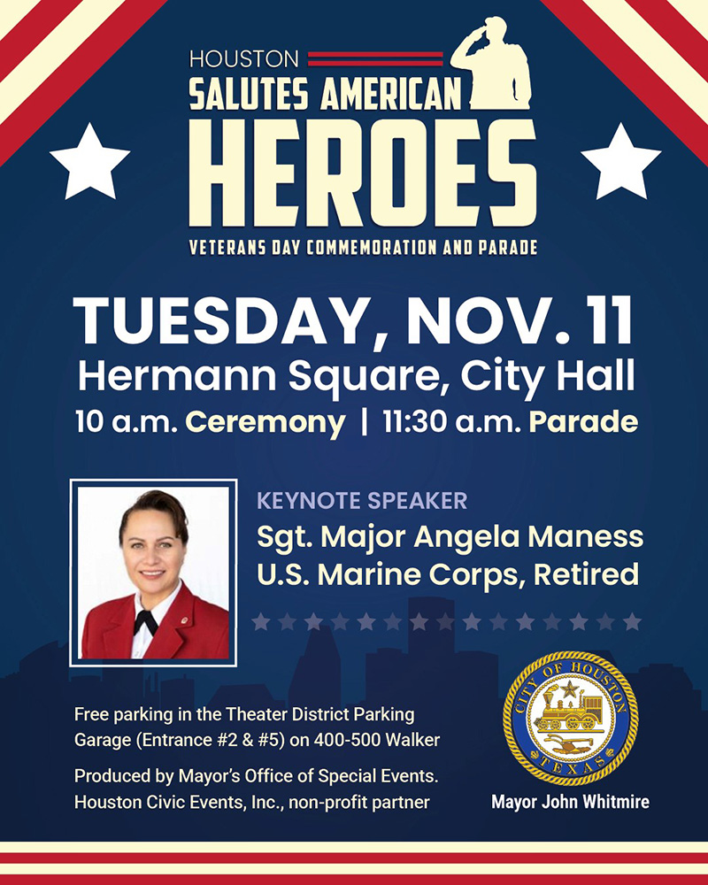 Veternas Day Parade Graphic