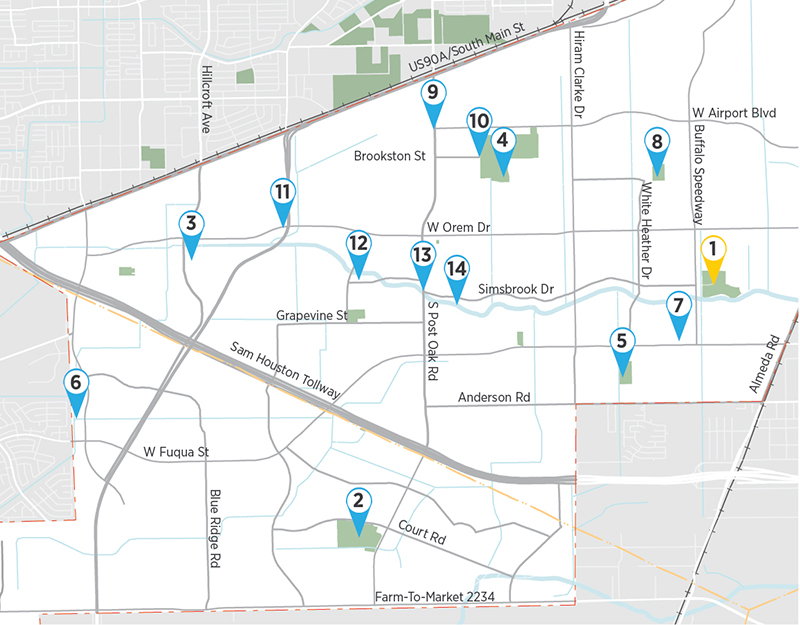 Five Corners Map