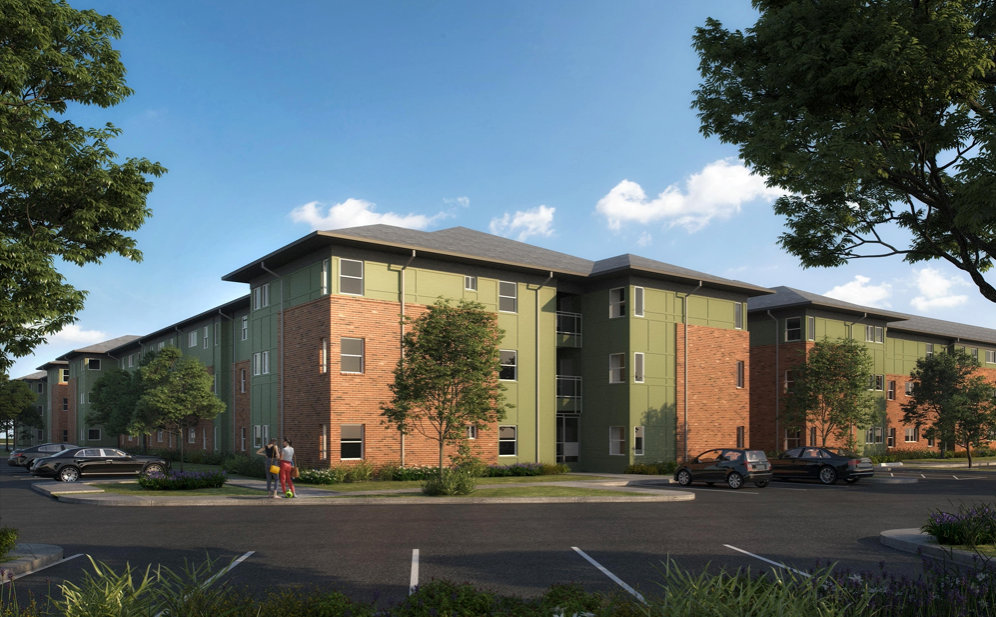 Renderings of New Hope Housing Berry