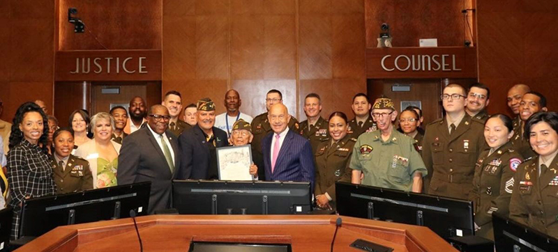 Honoring Our Veterans at City Hall