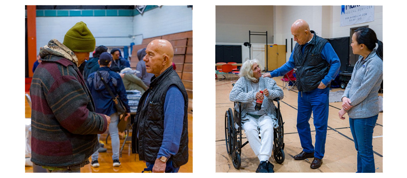 Mayor Whitmire Visits More Warming Centers