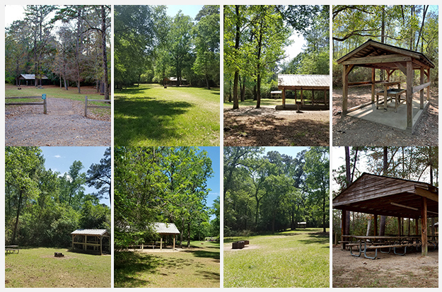 LHWP Group Campsite Collage