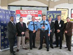 Houston police commanders and officers