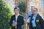 Councilmember Al Hoang, HPD Sgt. Rick Ramos, SPO M.D. Prause