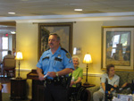 Officer Pate Ruth Shea and Ingrid