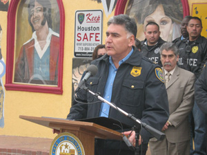 Members of the Houston Police Department's Eastside and South Central Patrol Divisions