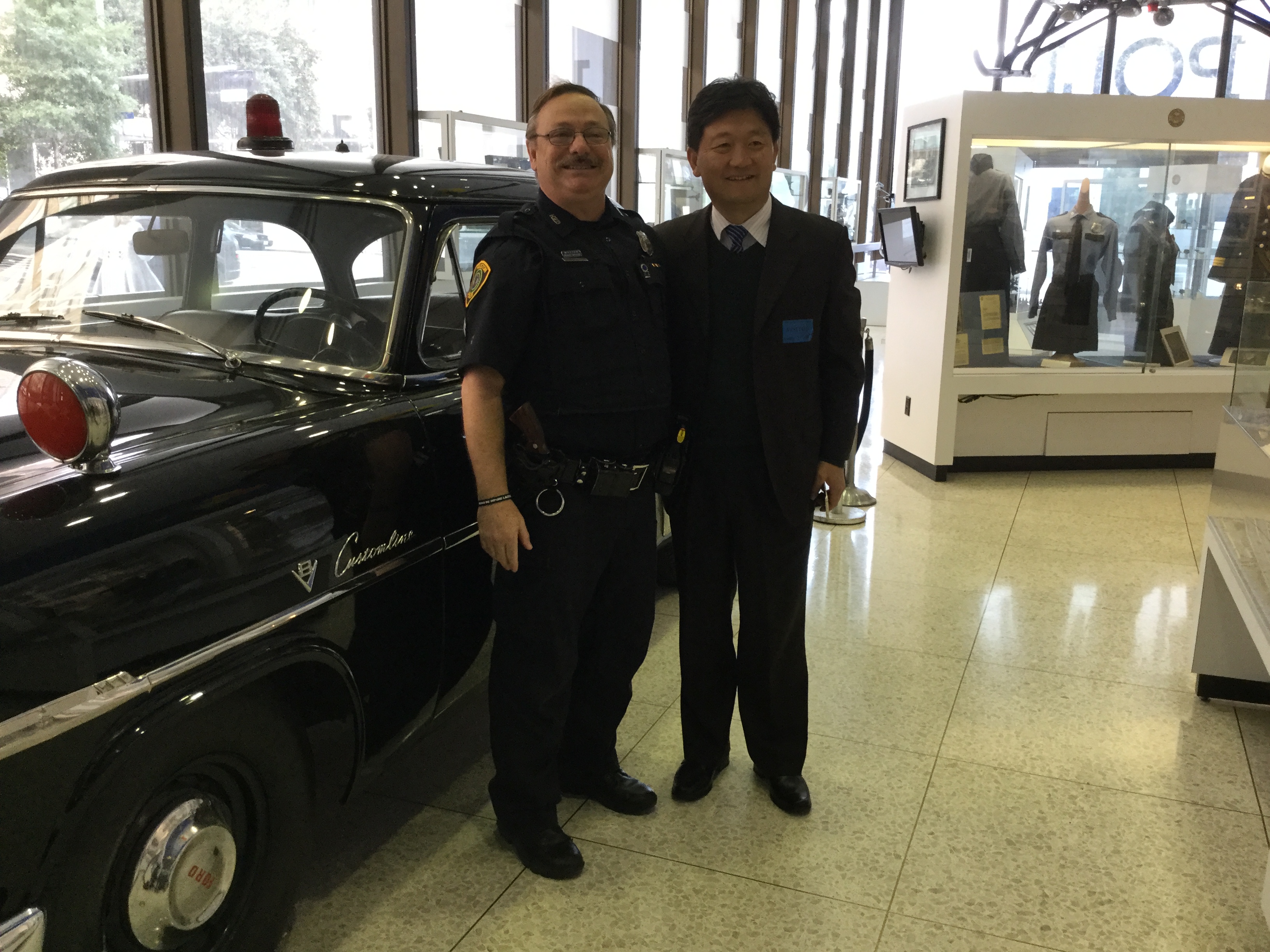 HPD welcomed a delegation of Chinese police officers from the Shandong Provincial Security Bureau 