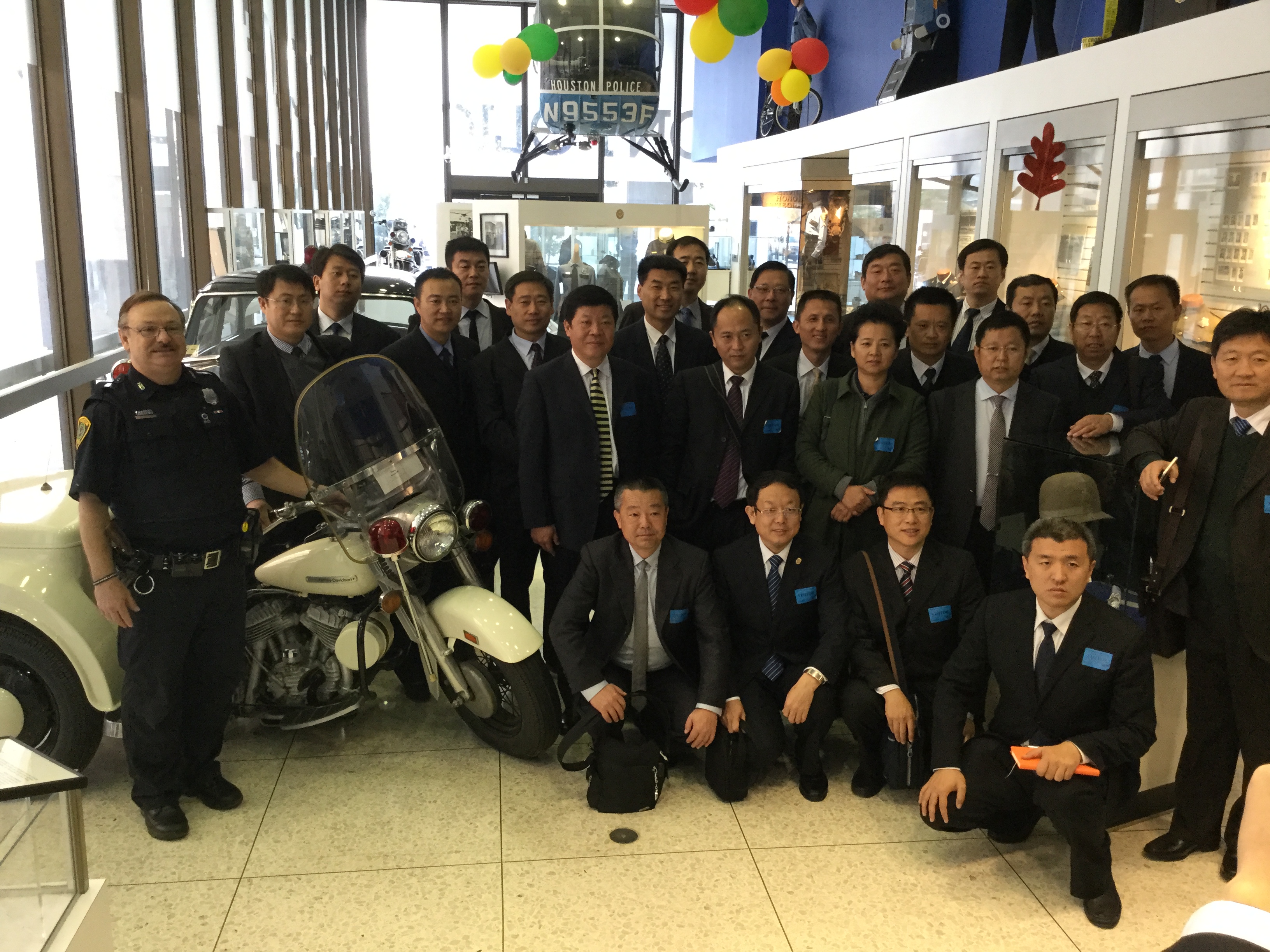 HPD welcomed a delegation of Chinese police officers from the Shandong Provincial Security Bureau 