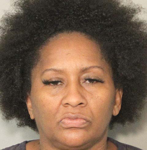 suspect Maria Moore Cheeks (2021 booking photo)