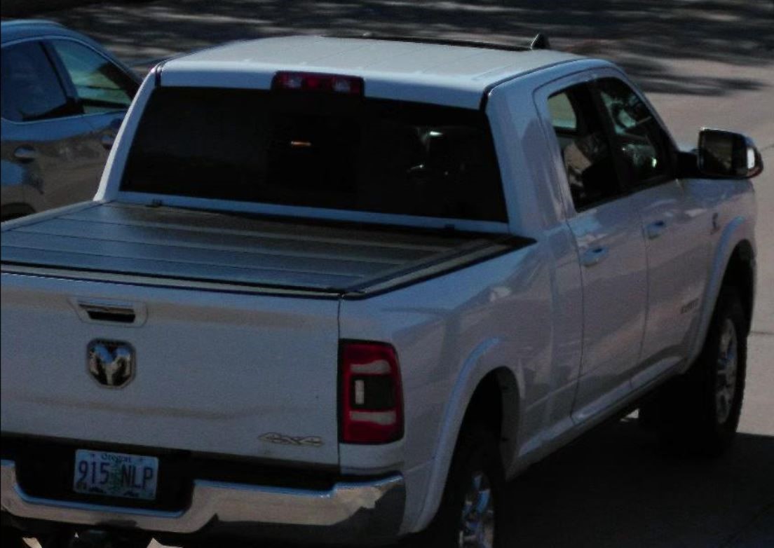 Missing 2022 Dodge Ram pickup truck 