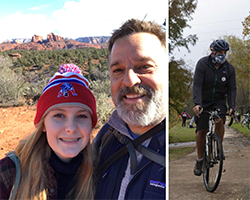 Bicycling Couple